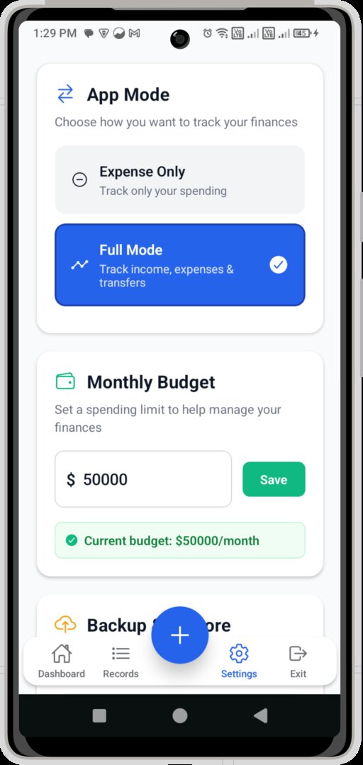 ExpenseWise Add Expense - Quick Entry with Calculator