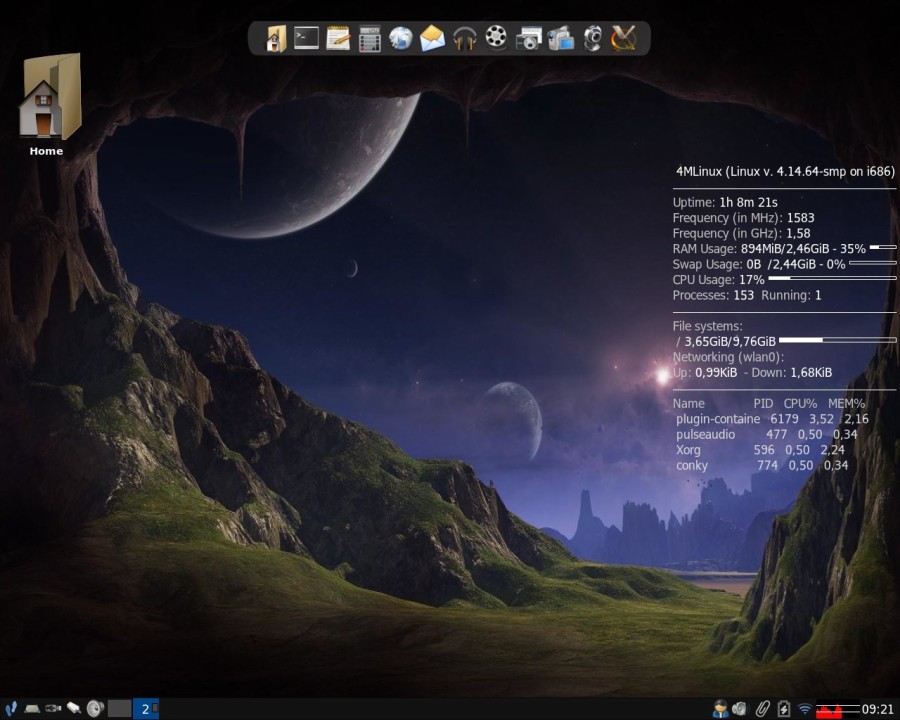 A preview of 4MLinux 26.0