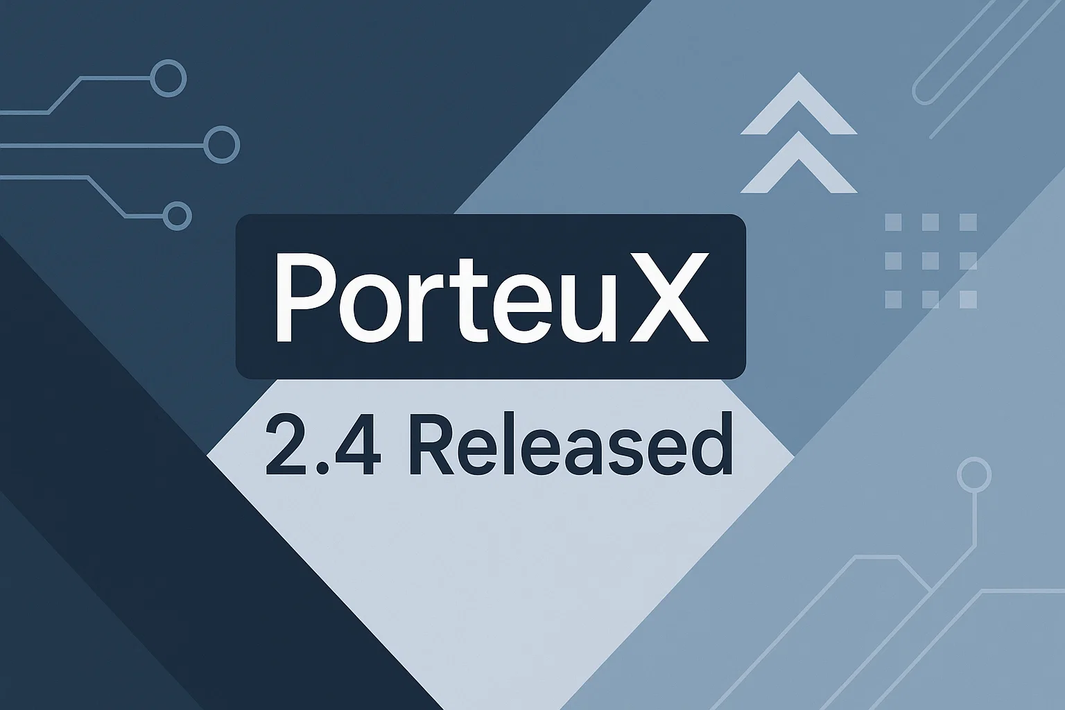 PorteuX 2.4 release poster