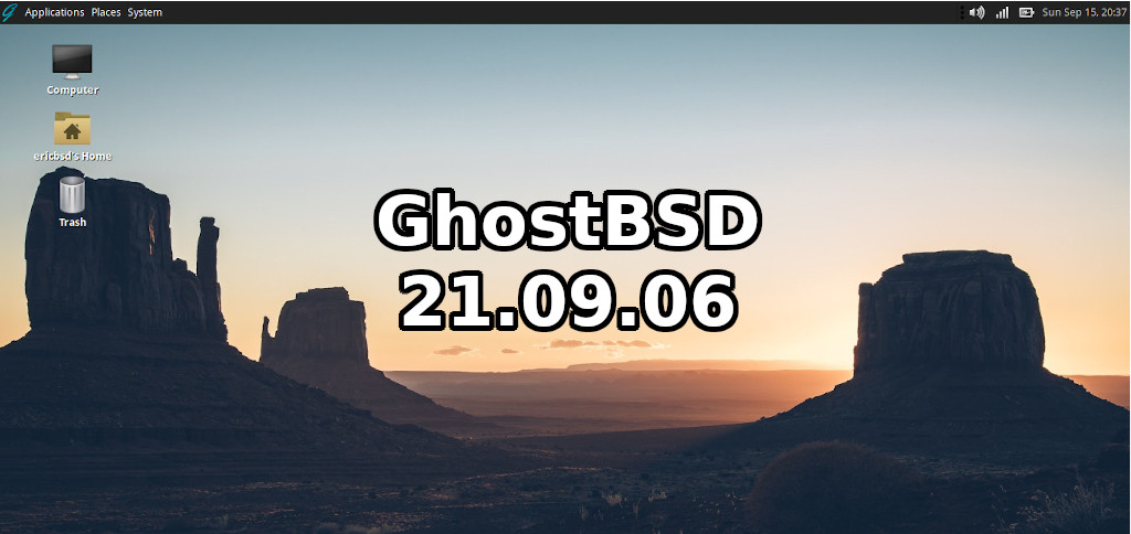 GhostBSD 21.09.06 featured image
