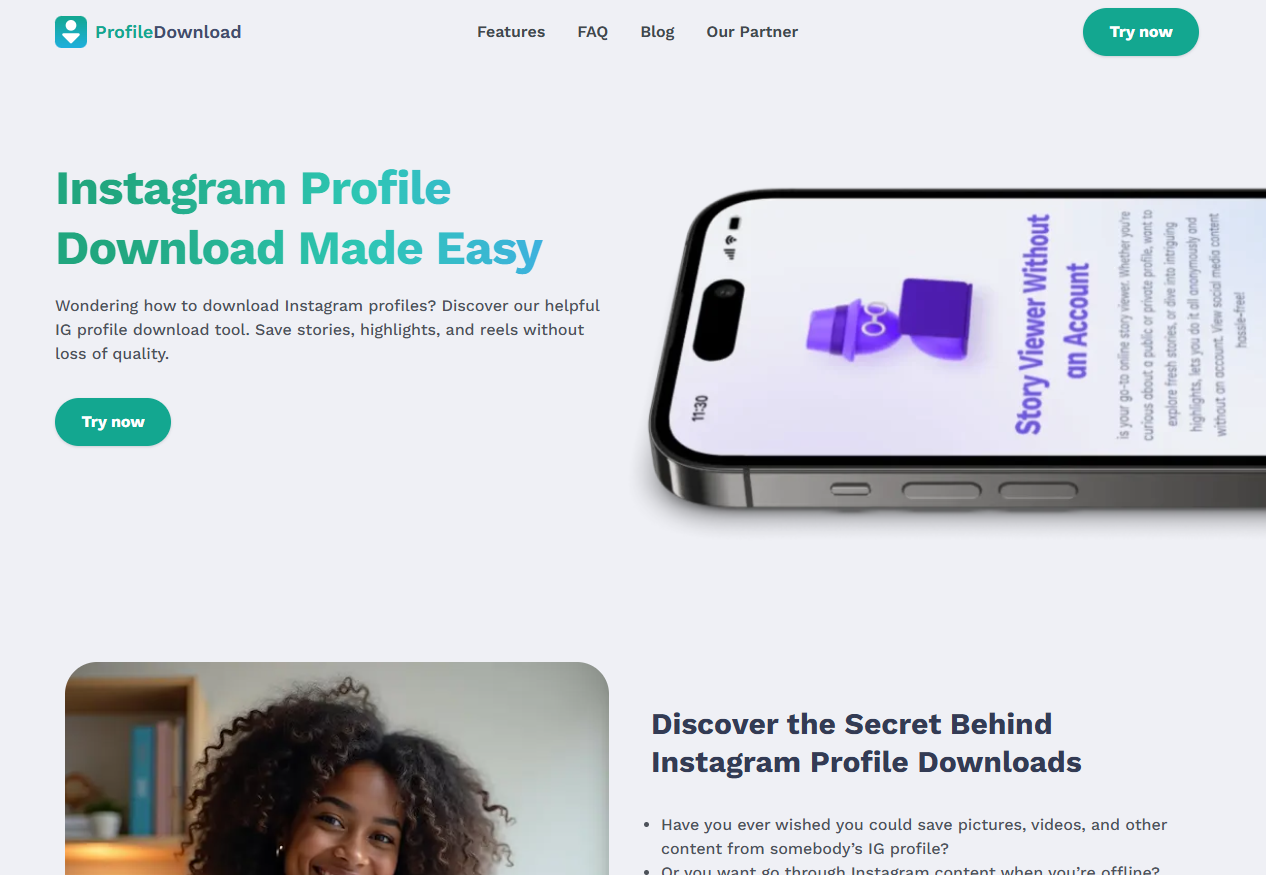 Profile Downloader Banner