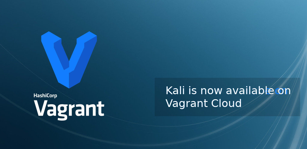 Kali on Vagrant Cloud banner