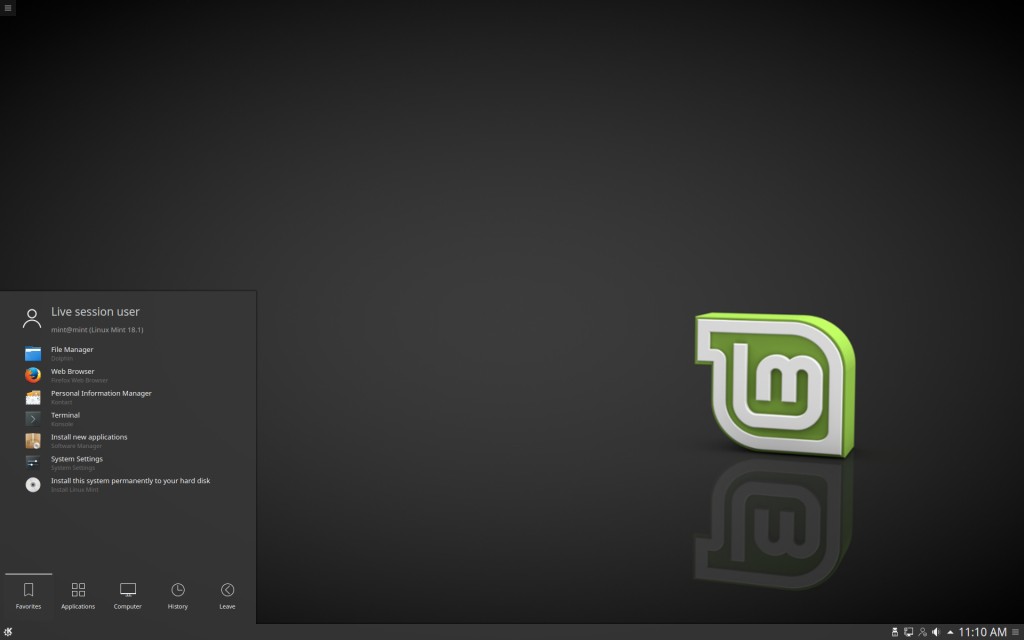 Linux Mint 18.1 KDE Preview