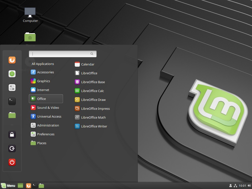 A glimpse of Linux Mint Debian Edition 3