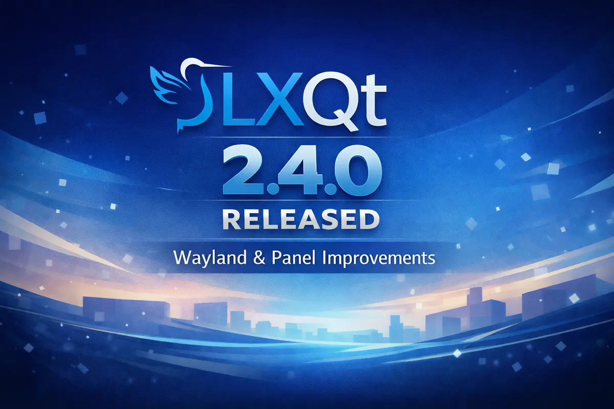 LXQt 2.4.0 released with Wayland and Panel improvements