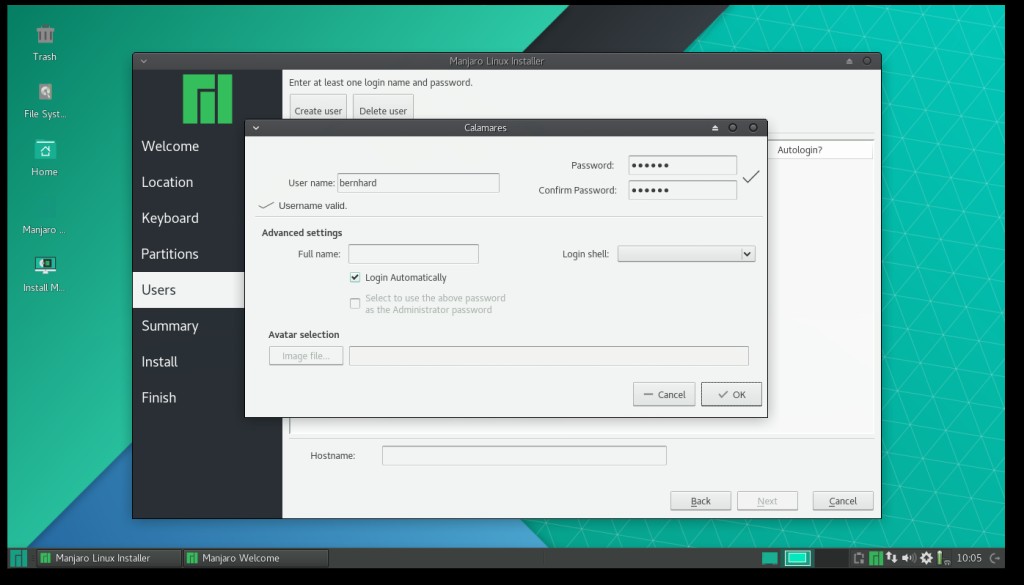 Manjaro 17.0 Xfce Preview