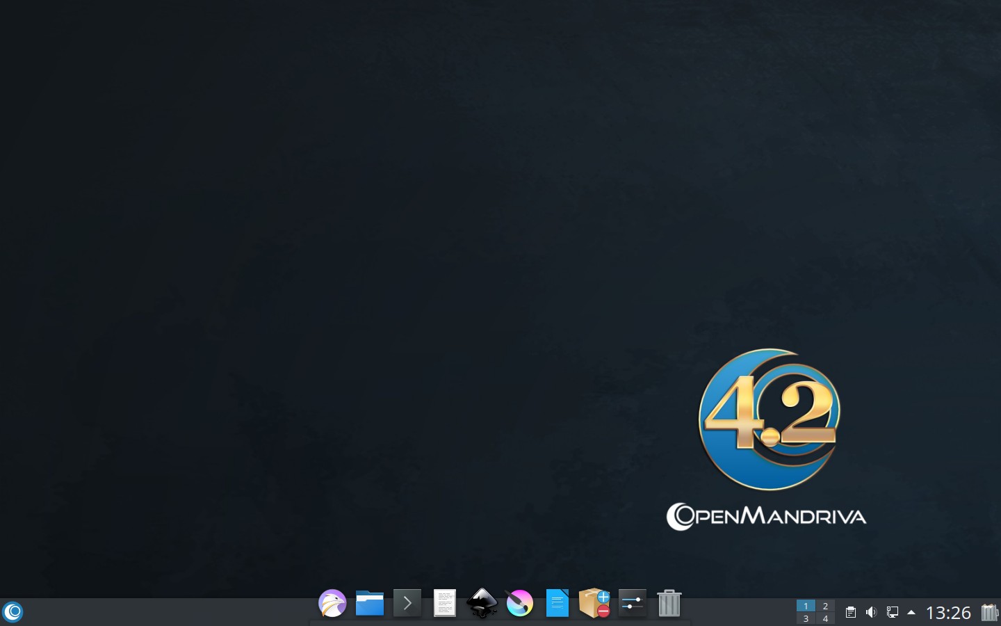 Preview of OpenMandriva Lx 4.2 Desktop - Latte Dock mode