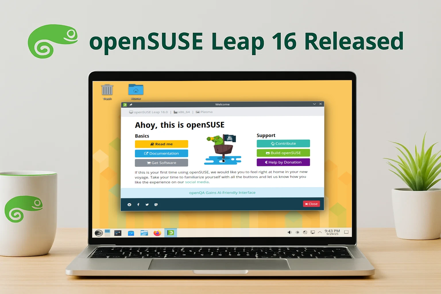 openSUSE Leap 16 featured image