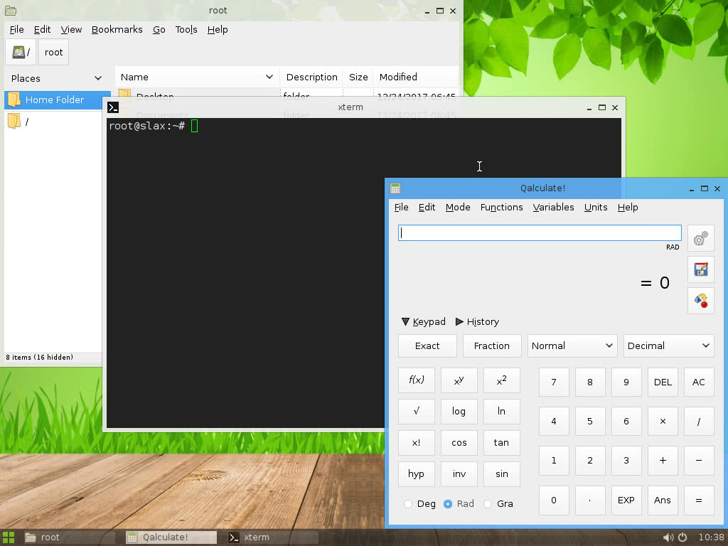 A preview of Slax Linux