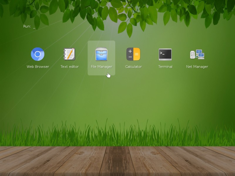 Application Launcher in Slax 9.3