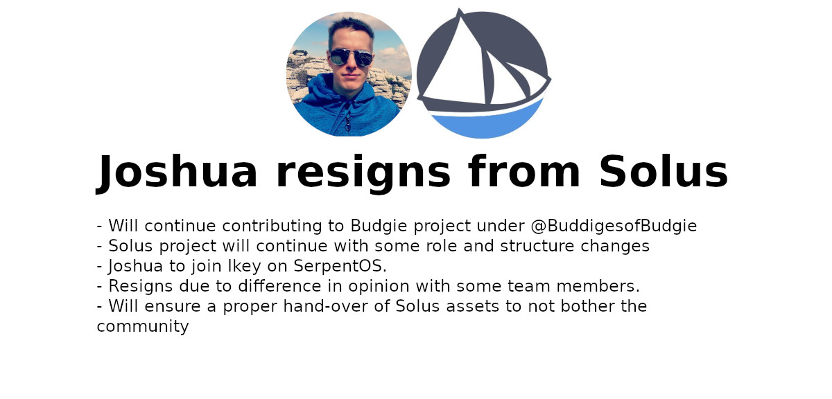 Joshua Strobl resigns from the Solus