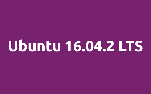 Ubuntu 16.04.2 banner