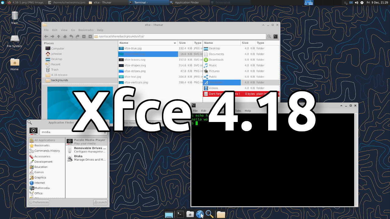 Xfce 4.18 featured image