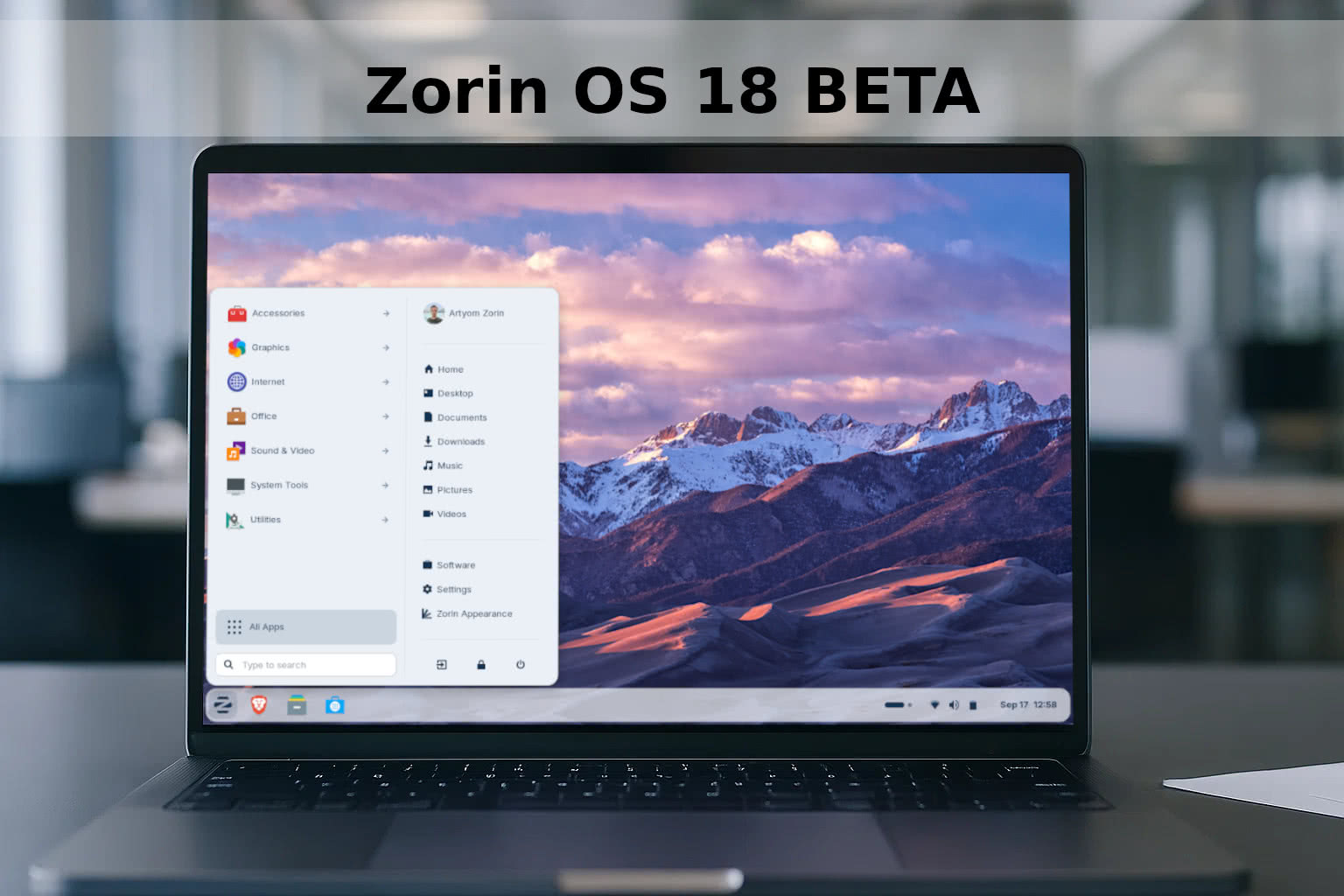 Zorin OS 18 BETA featured image
