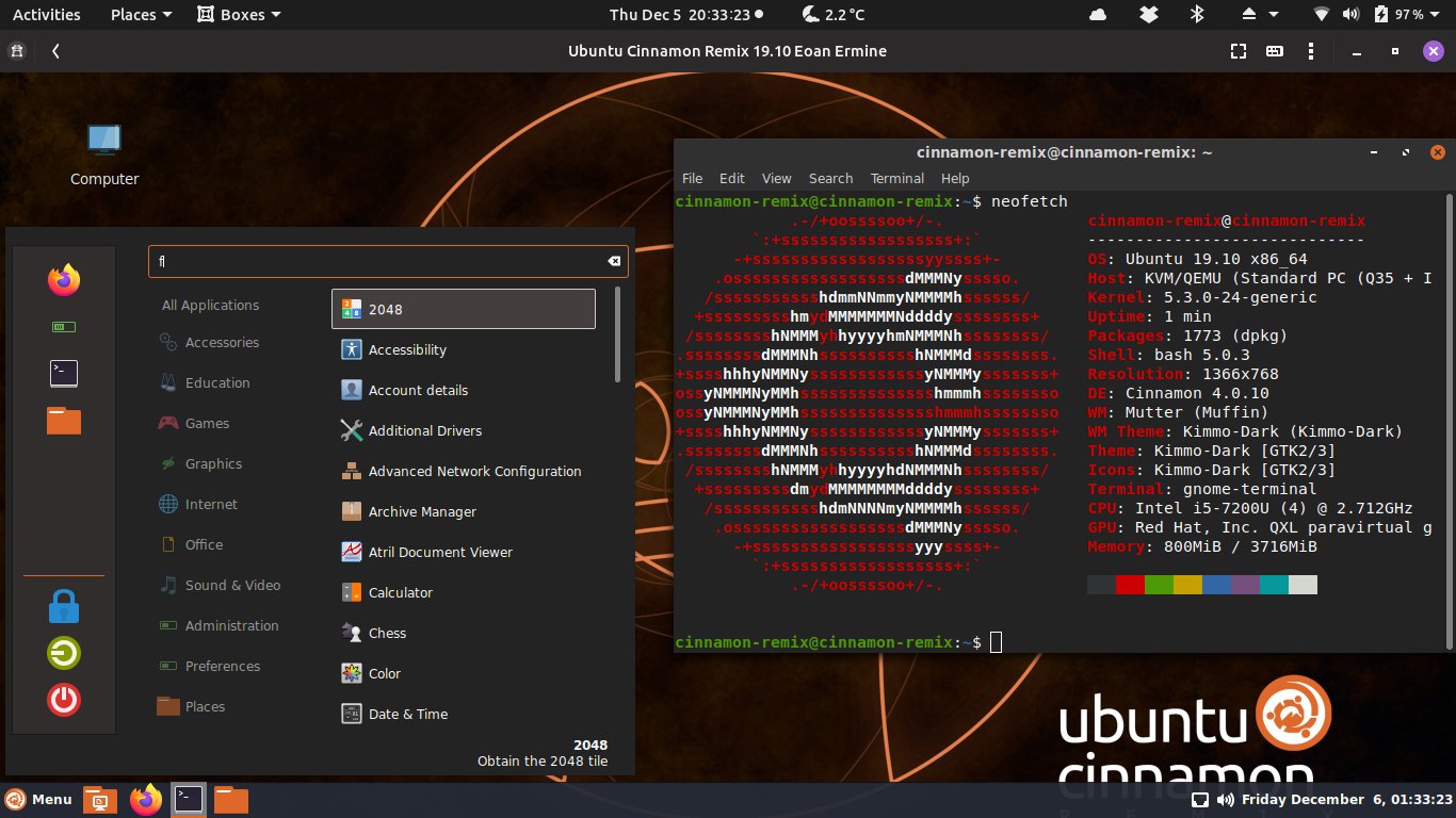Ubuntu Cinnamon Remix featured image
