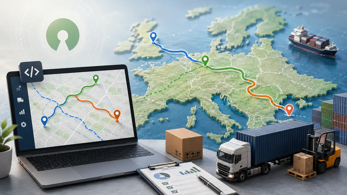 Open-source route planning tools helping small shippers compare freight options