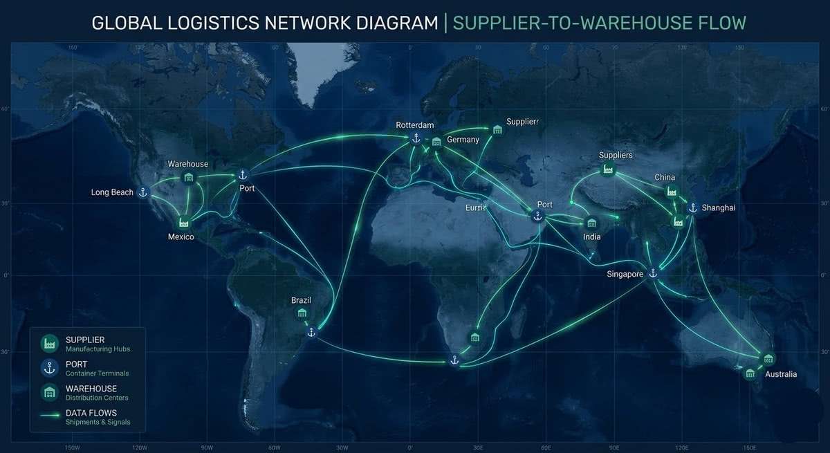 Open source technology reshaping global supply chains with data platforms and logistics networks