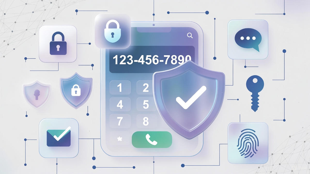 Temporary phone number for online verification