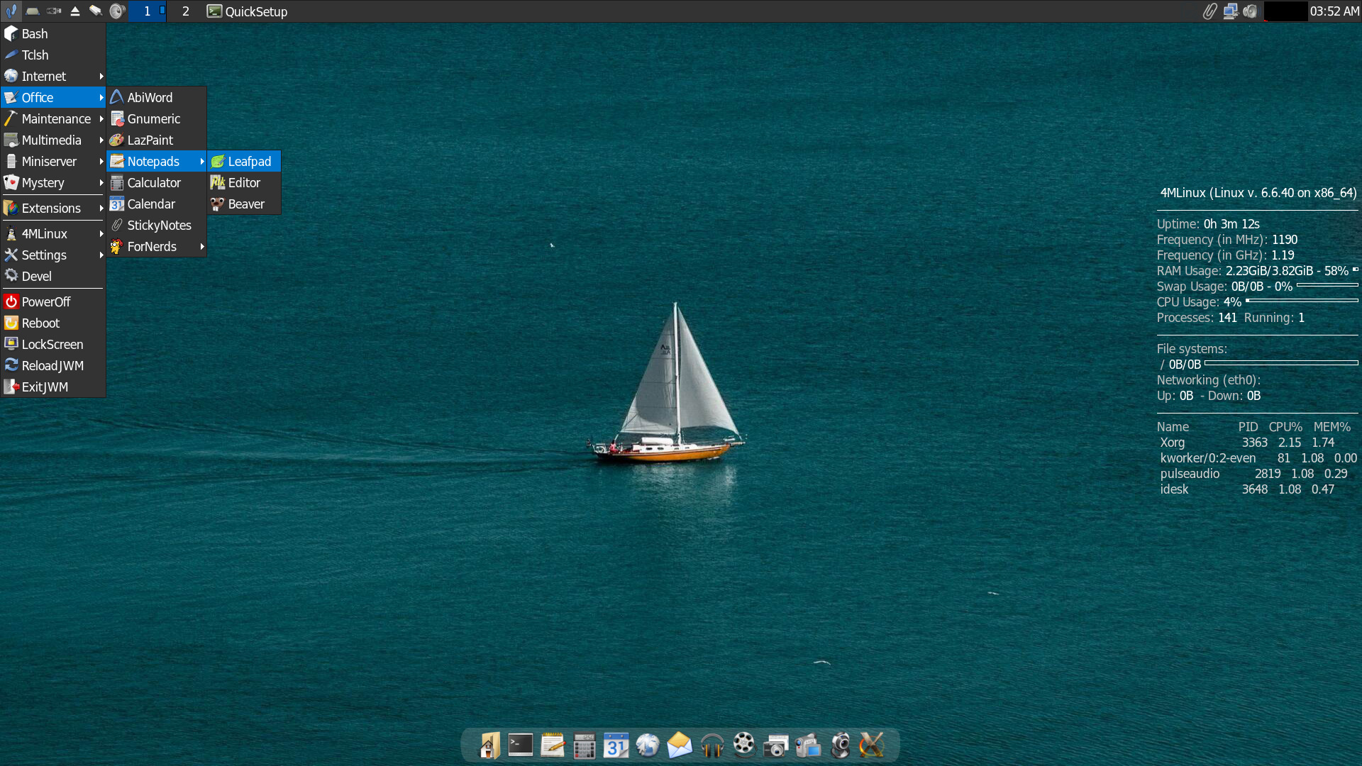 Application Menu Linux 4MLinux 46.0 Released: A Feature-Packed Stable Update | OpenSourceFeed