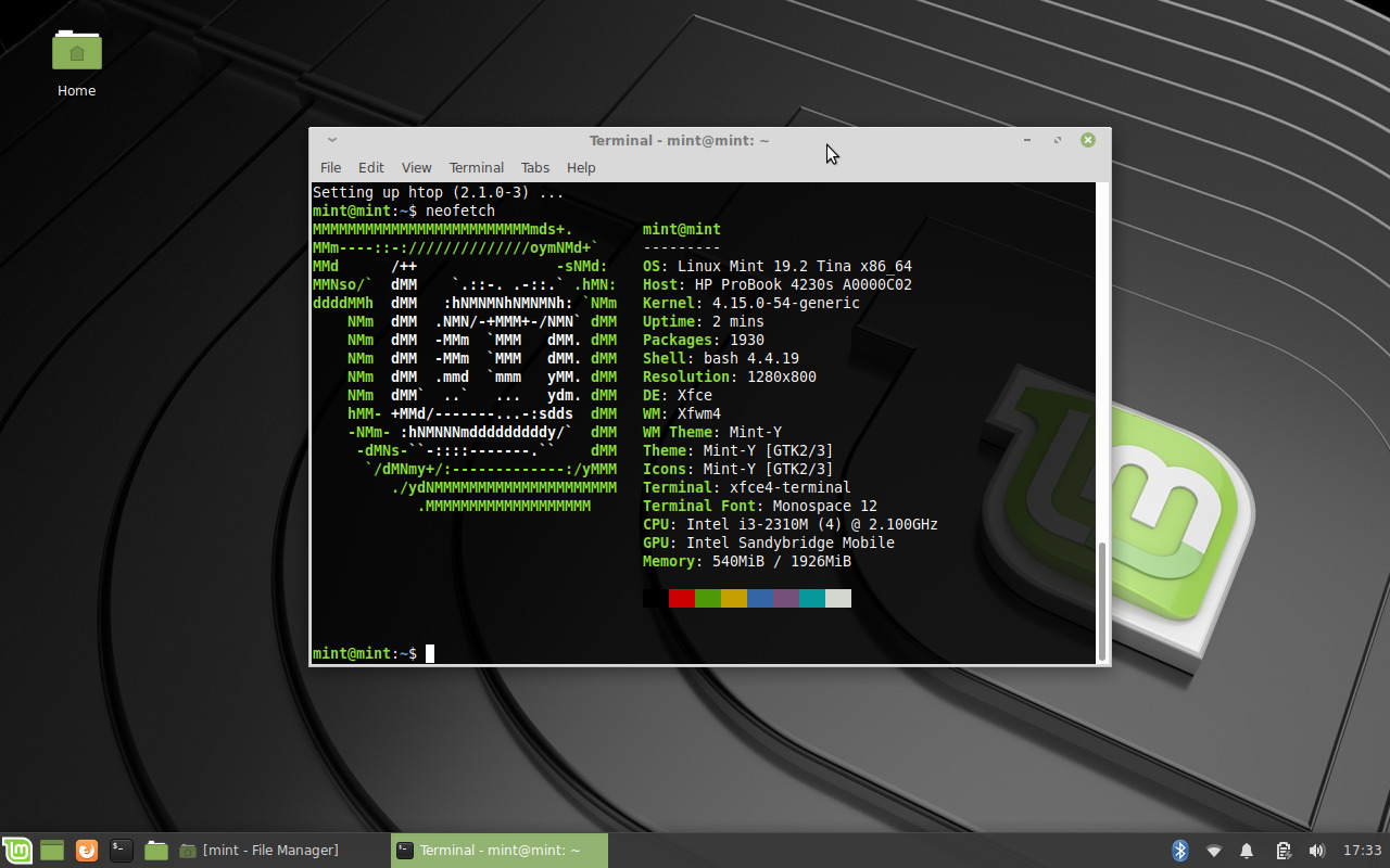 Linux Mint 19.2 Tina - Xfce Edition screenshots