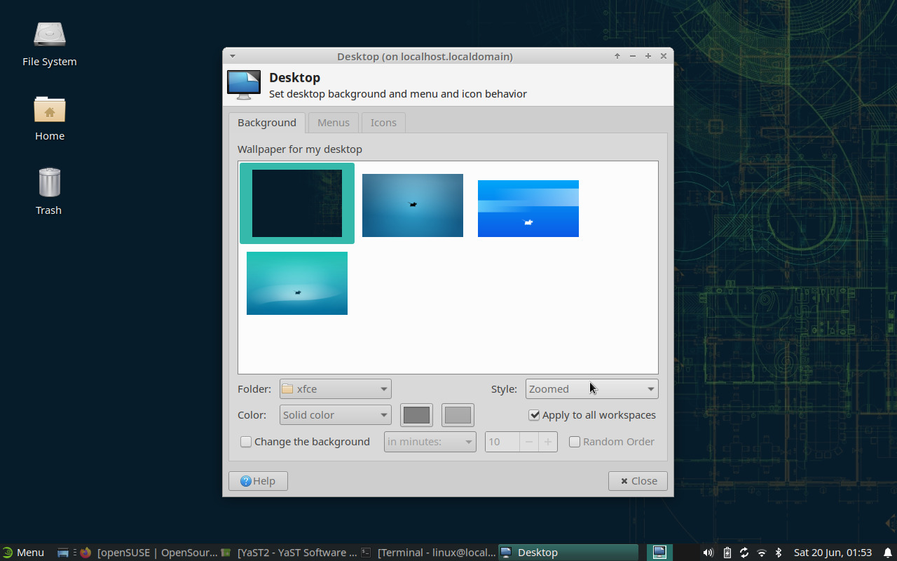 OpenSUSE Tumbleweed Xfce screenshots, pros, and cons | OpenSourceFeed