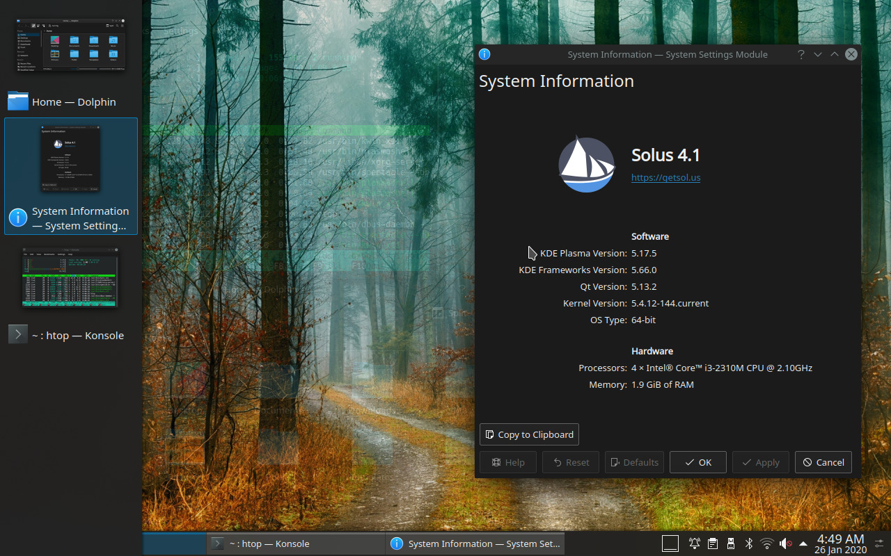 Solus 4.1 Fortitude Plasma Edition screenshots | OpenSourceFeed