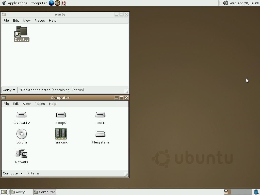 Ubuntu 4.10 Warty Warthog: The first ever Ubuntu release | OpenSourceFeed