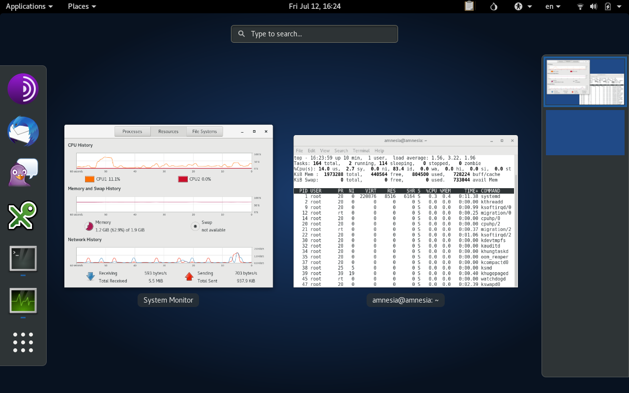 The amnesic incognito live system with Tails 3.15 - screenshots ...
